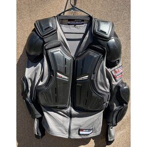 EVS Ballistic Jersey BJ33 Mens Sz M  Black Motocross BMX Body Armor